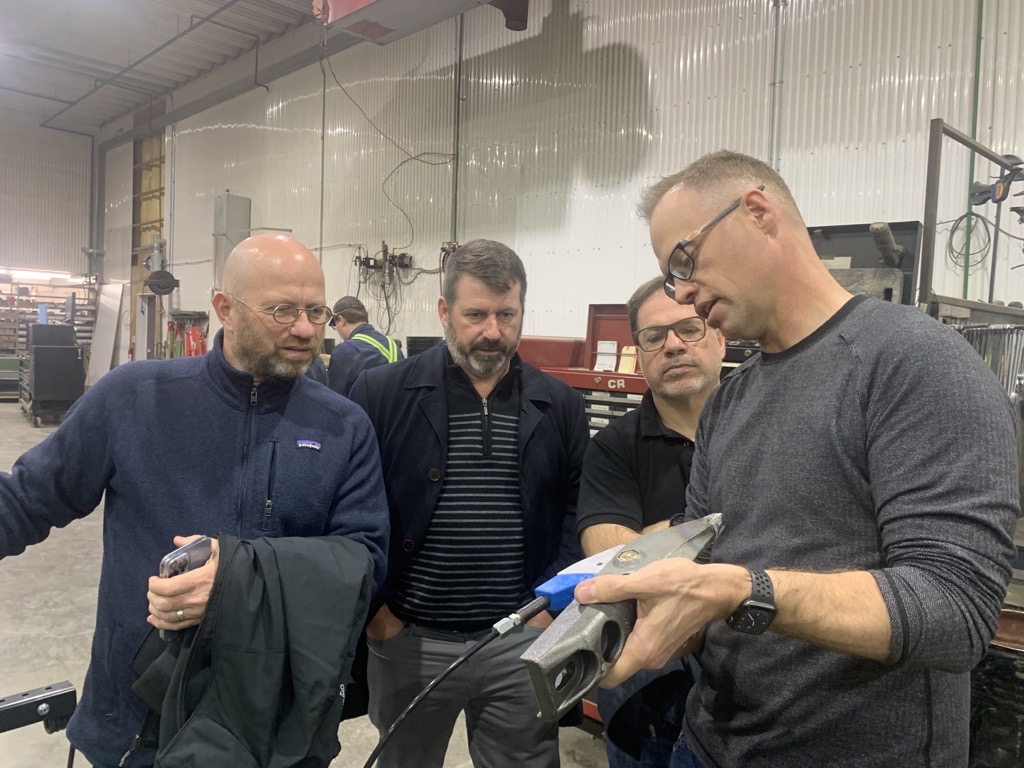 The FuelPositive team on site at the company’s first demonstration pilot project in Manitoba, Canada